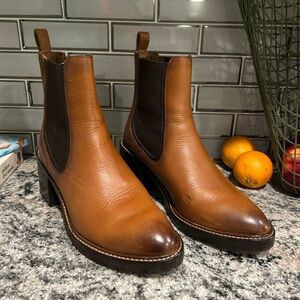 Thursday Boot Company Brown Heeled Boots Leather